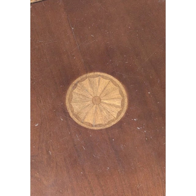 Vintage MCM Bombay Co Flip Top Tripod Occasional Side Table For Sale - Image 9 of 12