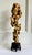 Tall Elegant Chinese Scholar Rock Yellow Taihu Stone on Wood Stand For Sale - Image 11 of 18