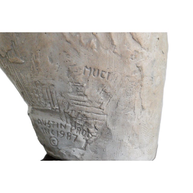 1980s 1980s Austin Productions Muci Female Art Deco Style Large Sculpture For Sale - Image 5 of 11