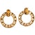 Contemporary Chanel Open Work Doorknocker Earrings, A Pair For Sale - Image 3 of 5