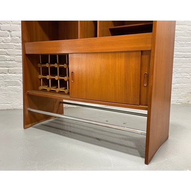 Danish Mid Century Modern Teak Dry Bar Attributed to Erik Buch, C. 1960's For Sale - Image 9 of 12