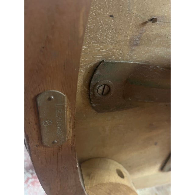 Mid-Century Modern Antique Bankers Chair For Sale - Image 3 of 6