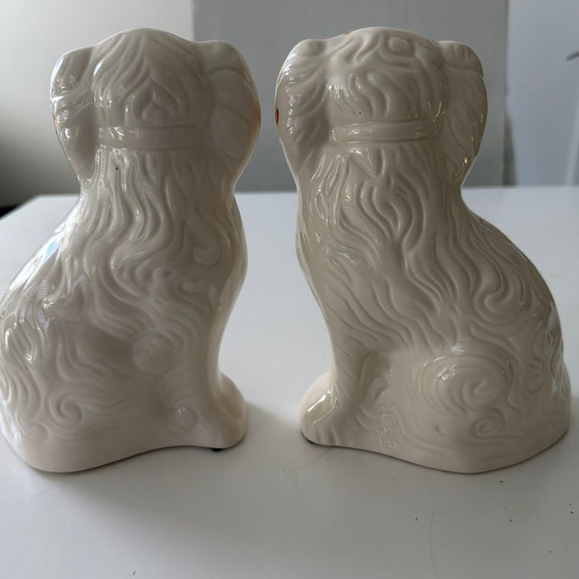 Vintage Beswick England Staffordshire Spaniel Mantle Dogs Pair For Sale - Image 4 of 9
