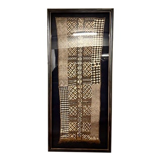 2000 Framed Kuba Cloth For Sale