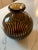 Mid-Century Modern Vintage Murano Budvase in Brown Swirl For Sale - Image 3 of 4