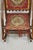 Wood Antique Eastlake Victorian Walnut Small Child's Folding Rocker Rocking Chair For Sale - Image 7 of 10
