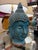Teal blue crackle glaze Buddha. Beautiful natural details with clear crackle effect adding depth and history to this...