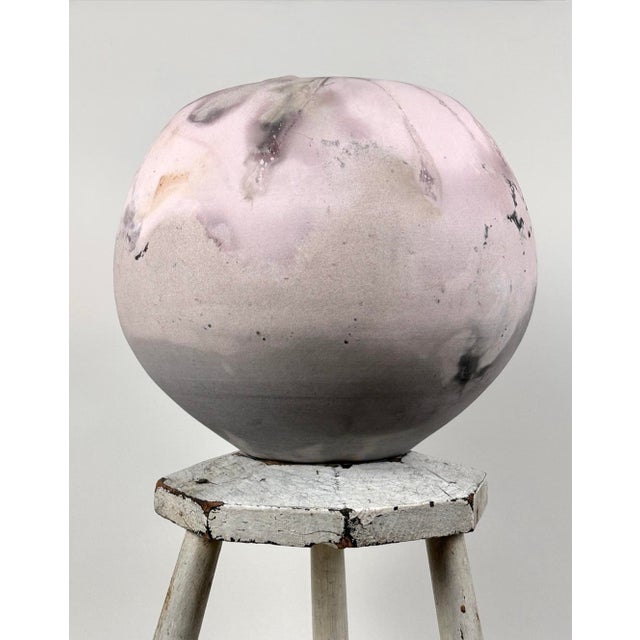 Artist: Jeffrey Zigulis (American, b. 1954) Date: 1983 Object type: Seed pot-style vessel Technique: Anagama fired (wood-...