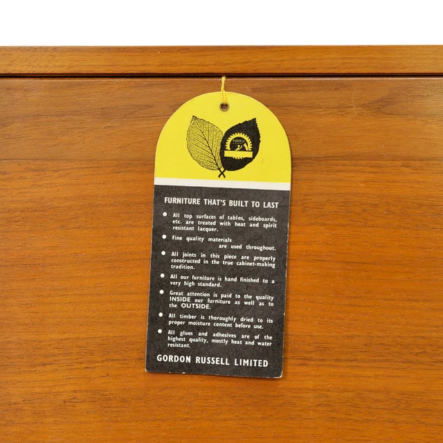 1960s Mid Century Teak Secretary Desk by Gordon Russell For Sale - Image 15 of 15