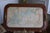 Brown Vintage SeaCraft Solid Mahogany Stamford Harbor Nautical Chart Tray For Sale - Image 8 of 18