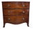 19th Century English Bowfront Chest For Sale