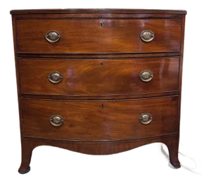 19th Century English Bowfront Chest
