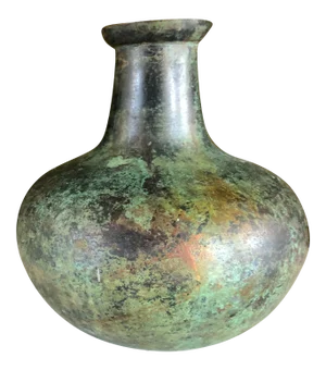 Early 20th Century Japanese Bronze Vase Attributed to Okazaki Sessei (Sessei Zo), C. 1916