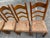 Vintage French Country Ladder Back Dining Chairs With Rush Seats - Set of 8 For Sale - Image 9 of 9