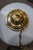 Vintage Brass Milk Glass Schoolhouse Hanging Pendant Swag Light Chandelier For Sale - Image 10 of 12