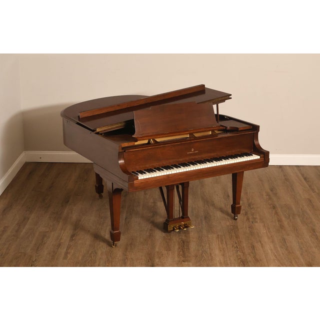 1929 Steinway & Sons Model M Vintage Walnut Grand Piano With Bench For Sale In Philadelphia - Image 6 of 18