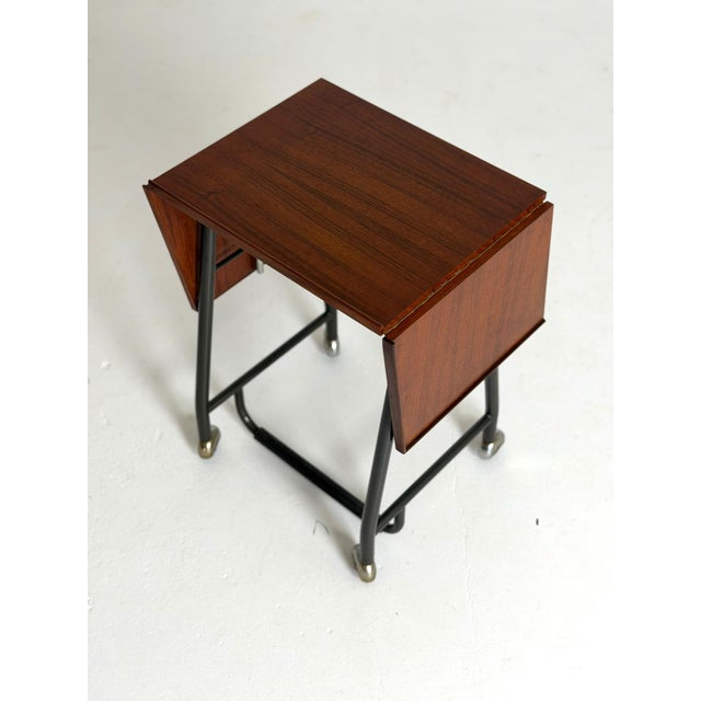 Danish Typewriter Desk in Teak, 1960s For Sale - Image 9 of 10