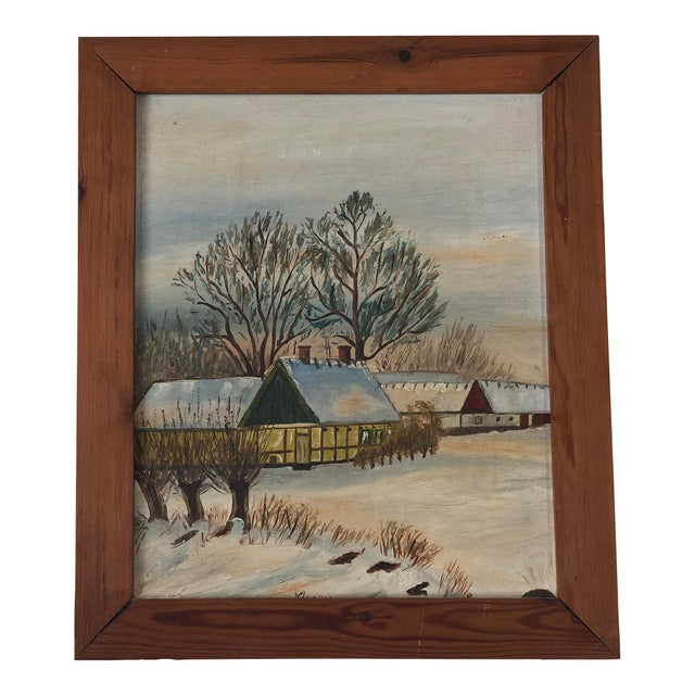 Landscape Composition, 1960s, Oil Painting on Canvas, Framed For Sale - Image 13 of 13