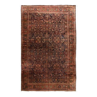 Antique Sarouk Rug 12'2'' x 17'11'' For Sale