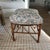 Antique English Thebes Stool With Custom Pierre Fret Le Manach Down Filled Cushion