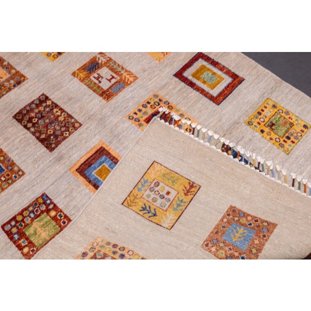 Contemporary Gabbeh Rug 3'11'' X 6'3'' For Sale In New York - Image 6 of 10