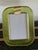 2000 - 2009 Yellow-Green Murano Glass Photo Frame, 2000s For Sale - Image 5 of 13