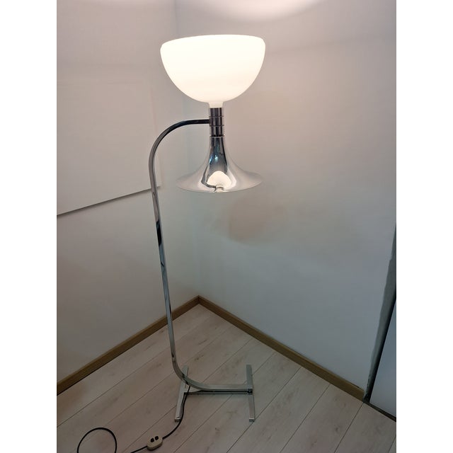 AM/AS Model Floor Lamp in Chrome-Plated Metal by Franco Albini and Franca Helg for Sirrah, 1960s For Sale - Image 13 of 18