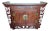 Antique Chinese Carved Elm Wood Altar Cabinet For Sale