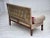 Beige Danish Ash Wood Sofa with Red and Beige Furniture Wool For Sale - Image 8 of 18