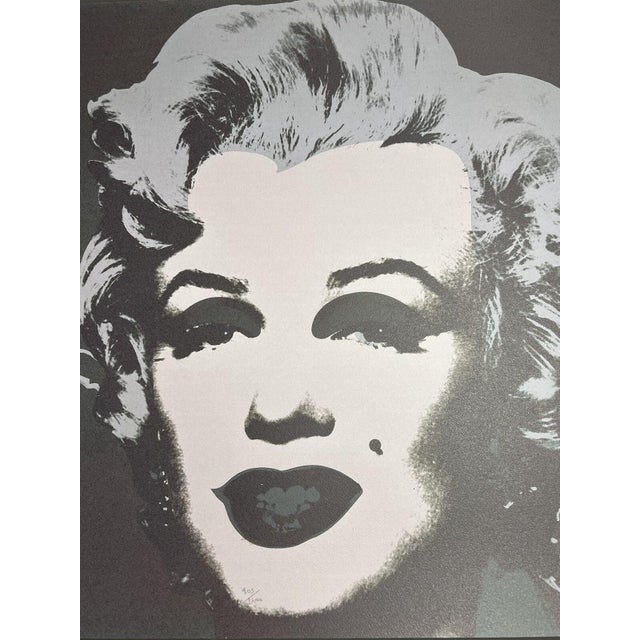 Portraiture 1986 Carnegie Museum of Art After Andy Warhol "Marilyn Monroe" Lithograph For Sale - Image 3 of 10