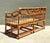 Wood Vintage Loop Rattan Loveseat For Sale - Image 7 of 12
