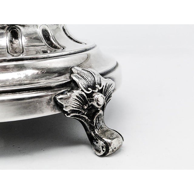 Art Nouveau Bowl on Stand with Flute Vase, 1900s For Sale - Image 12 of 13