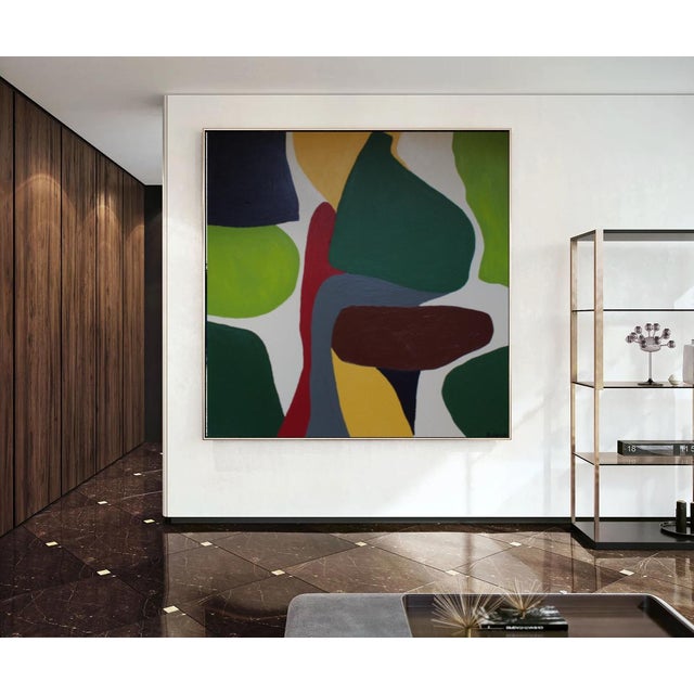 Bodasca, Abstract Composition, 2026, Acrylic on Canvas For Sale - Image 3 of 15