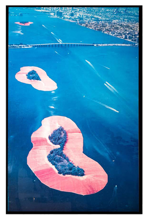 Christo, Surrounded Islands Project for Biscayne Bay, Photographic Print