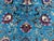 2000 - 2009 Turquoise Sultani Persian Style Floral Area Rug - 4' X 6' For Sale - Image 5 of 11