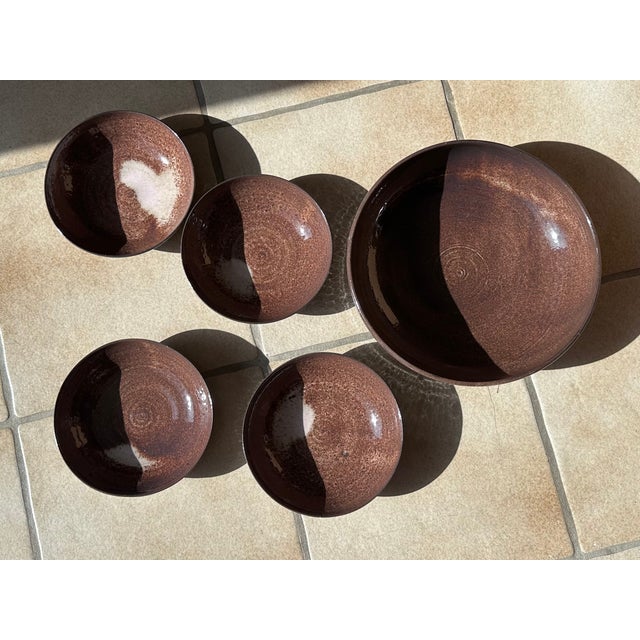 Handmade Bowls from Serocka, Germany, 1970s, Set of 5 For Sale - Image 15 of 15