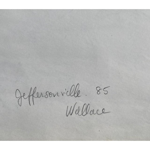 Illustration 1960s Frank Wallace Jeffersonville Abstraction For Sale - Image 3 of 4