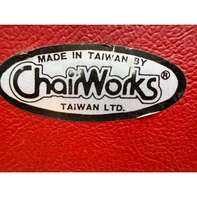 1980s Chairworks Reclining Lounge Chair and Ottoman For Sale - Image 9 of 11