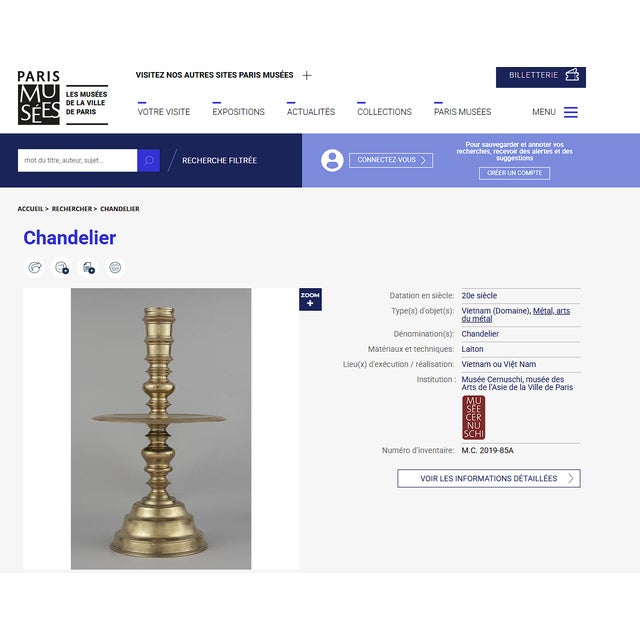 Brass Altar Candlesticks, 1890s, Set of 2 For Sale - Image 11 of 12