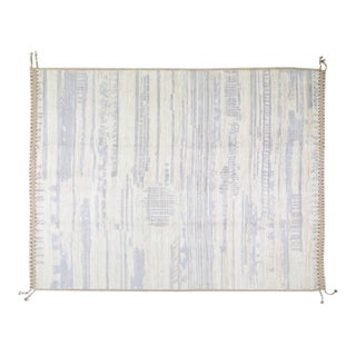 Moroccan Hand Knotted Wool Rug,10'6"X14' For Sale