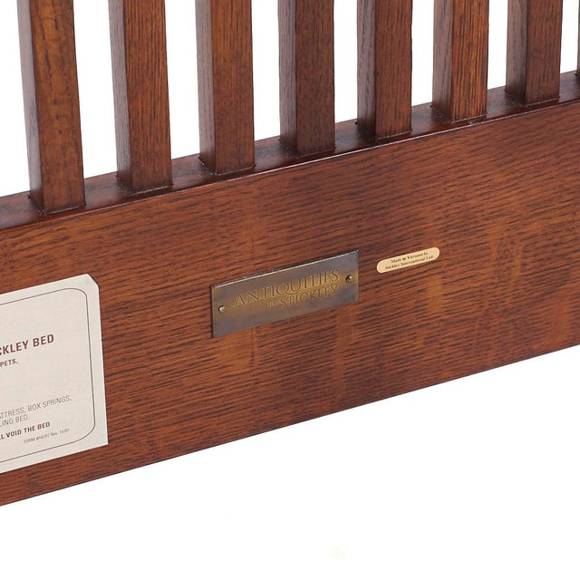 Stickley Mission Oak Twin Bed For Sale - Image 9 of 9
