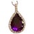 65 Carat Amethyst & 8.5 ct Diamond Pendant Necklace 14 Karat White Gold + Chain For Sale - Image 15 of 18