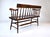 American Pine Spindle Back Deacons Bench For Sale - Image 11 of 13