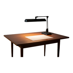 Mid-Century Dazor 2324 Floating Arm Task Lamp – Vintage Industrial Architect Light, Made in Usa