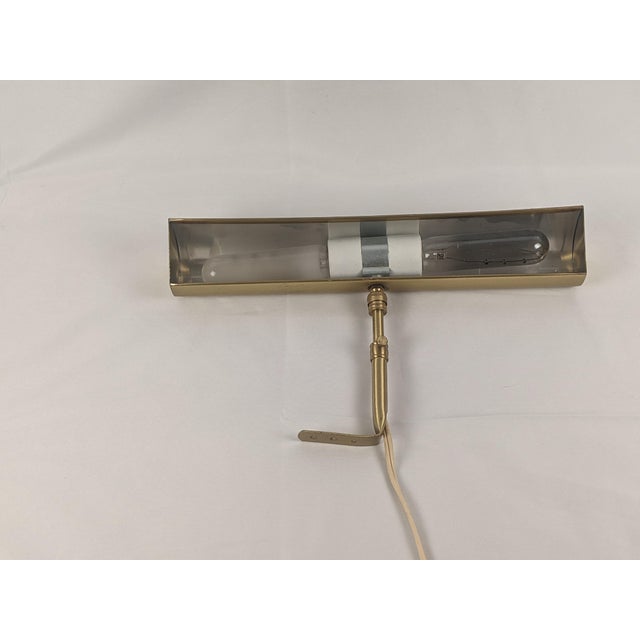 Traditional Vintage House of Troy Traditional Picture Light in Aged Brass — 4 Available For Sale - Image 3 of 13