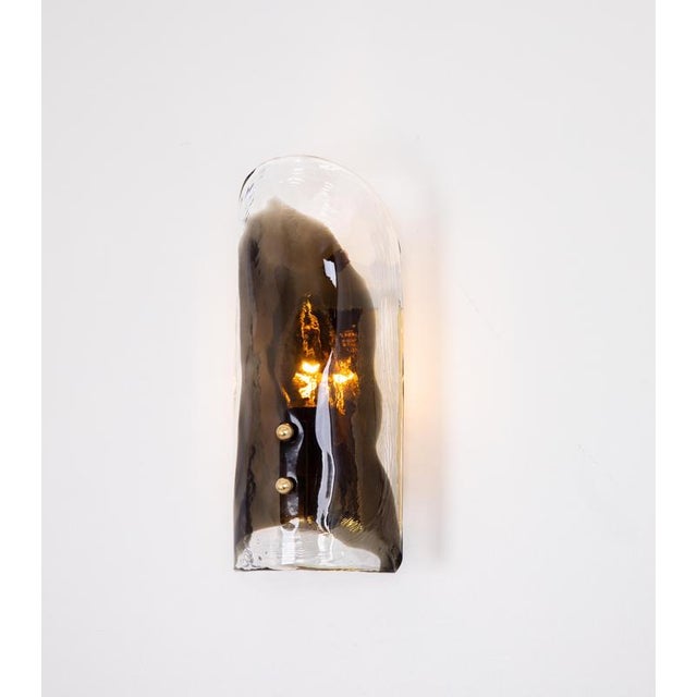 Large Murano Glass and Brass Wall Light from Kalmar, Austria, 1960s For Sale - Image 12 of 13