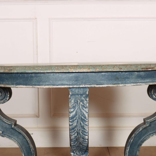 English Decorated Lamp Table, 1890s For Sale - Image 4 of 16