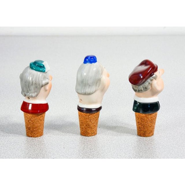 Porcelain Stoppers from Wagner & Apel, Set of 6 For Sale - Image 9 of 13