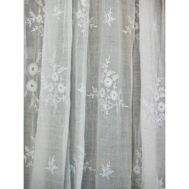 This large panel is done out of the finest cotton and completely embroidered with the Cornelys stitch that can be compare...