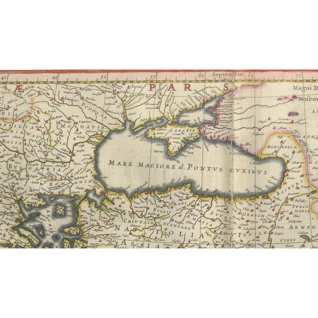Ottoman Empire Map from Blaeu, 1642 For Sale - Image 11 of 14